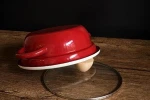 Enamel mini milk pot noodles bowl small soup ears pan baby stewpot stockpot