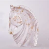 Europe resin crafts modern creative Transparent Horse head ornaments Home Decoration Animal resin crafts