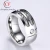 Import European and American Fashion Jewelry Stainless Steel Weia Ring Mens Zircon Ring Men Silver Ring from China