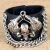 Import European and American non-mainstream punk double wolf head ghost head rivet leather bracelet Rock party performance accessories from China