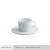 Import European Fashion White Handle Ceramic Coffee Mug Cup With Caucer Drinkware For Cafe Feast from China