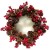 Import Exquisite life Garland leaves hazelnut Artificial flowers contain red berries Christmas decorations from China