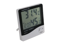 External Digital Electronic Hygrometer Thermometer with Clock Alarm
