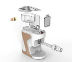 Factory Automatic Cheapest Noodle maker and pasta maker machine with multi-functional /6 modle cups for home user
