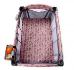 Factory Best Selling Pink Baby Cot/ Baby Bed/ Baby Crib With Bumpers