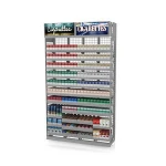 Factory custom-made metal flooring display rack of cigarettes