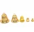 Import Factory direct gold-plated Christmas tree decoration bells Christmas hanging bells from China