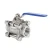 Import Factory Direct Internal Thread Three Piece Ball Valve High Pressure Stainless Steel Handle Ball Valve API Thread Ends Ball Valve from China