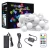 Import Factory direct led pixel with 5050 RGB bluetooth magic light with IP68 waterproof full color bulb String lights set from China