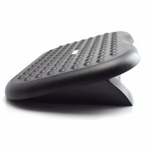Factory direct portable angle adjustable plastic office footrest