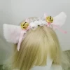 Factory Direct Sales Big Bell Lace Animal Ears Bows For  Hair Girls Cosplay Fashion Accesories Props Wholesale Customization