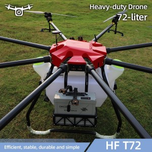 Factory Direct Sales Remote Control Disinfection Uav 72kg Large Load 8-Axis Multi-Rotor Drone for Farmland Spraying