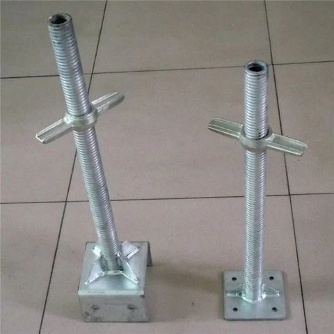 Factory Manufacture Adjustable  Base Jack Shoring Scaffold Screw Jack