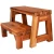 Import Factory Price 2Tiers Safety Wooden Step Stool Set from China