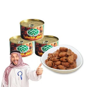 Factory Price Canned Foul Medames in Big Bean for Iraq