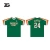 Import Factory price custom black with green baseball jersey from China