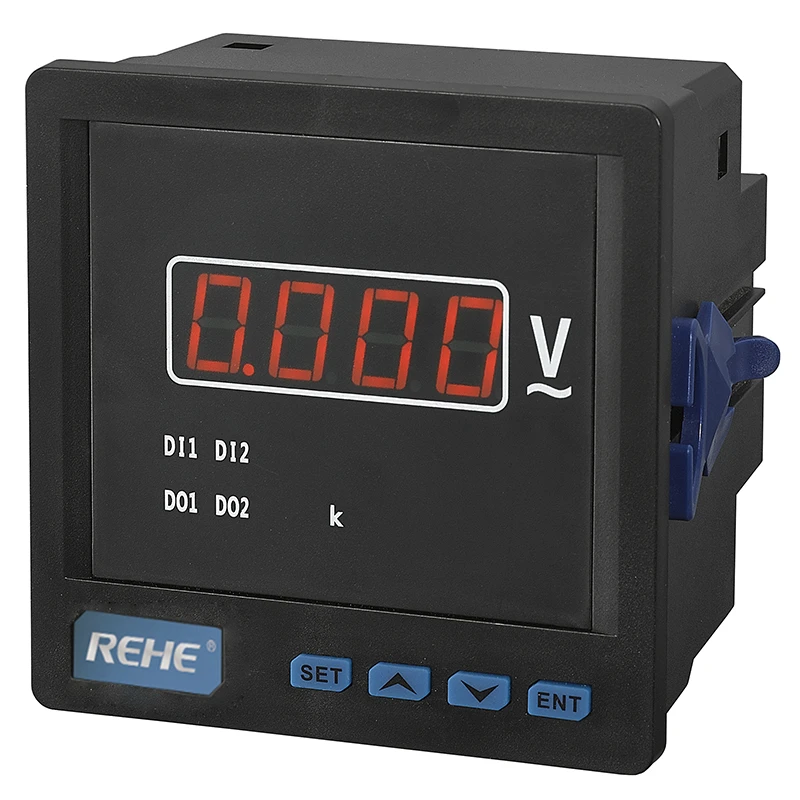Factory price Digital display 1 Phase electric Voltage meter/Voltmeter with LCD display