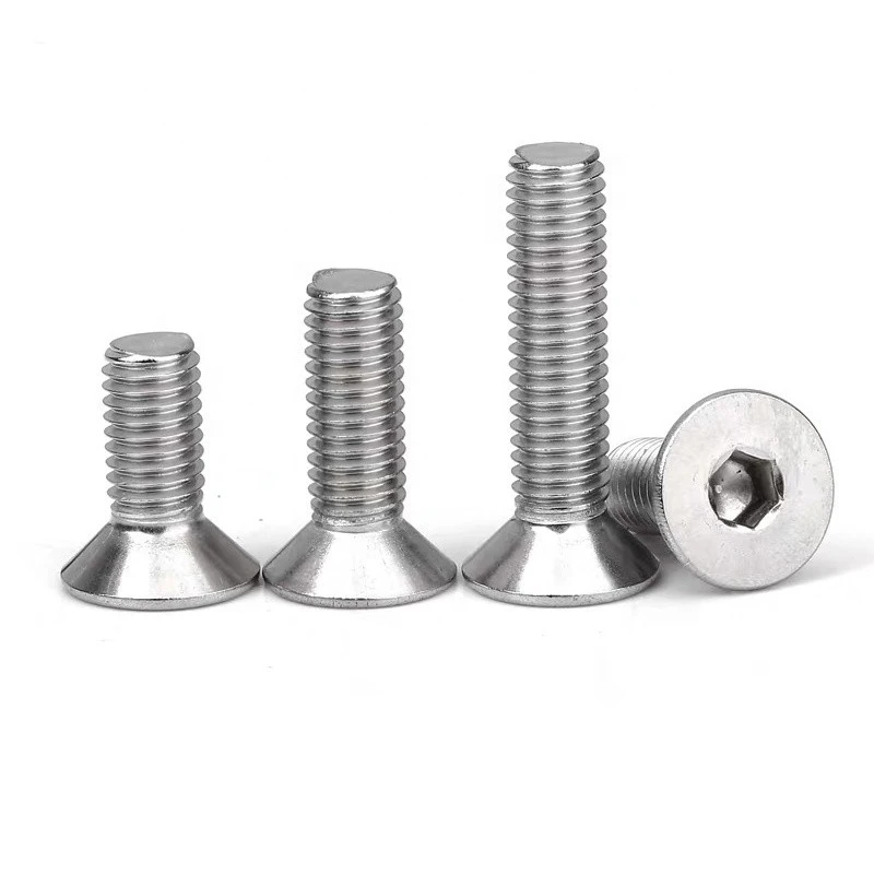 factory price DIN7991 stainless steel drilling used for furniture flat head bolts countersunk