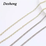 Factory Price Light Gold Nickel Handbag Chain Belt Metal Body Chains For Purse