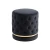 Import Factory Price Wholesale Button design Stool Velvet Fabric Ottoman For Living Home Furniture With Golden Decoration from China