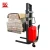 Import Factory Sales 1500kg 1.6M 2M Full Electric Stacker Walkie Semi Electric Pallet Stacker Self loading Stacker from China