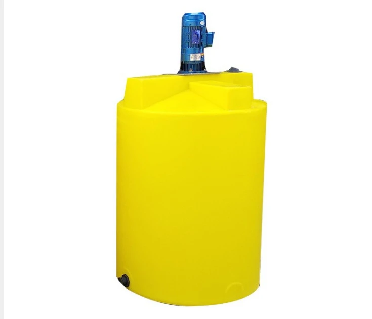 Factory supply 200Litre  Plastic Water mixing  PE Tanks with 0.37kw agitator  mixer