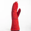 Factory Supply Customerized Color Split Cow Leather Anti-Slip Fire Proof Welding Safety Glove