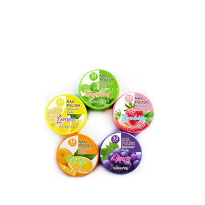 Factory Supply Fruit flavour nail polish remover Cleaning Pads
