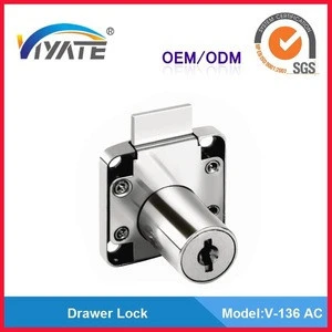 Factory supply furniture office zinc iron drawer lock