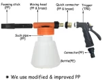 Factory Supplying garden Pressure Snow Foamer Water Gun Profession Foam Soap Shampoo Lance Car Washer