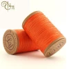 Factory Wholesale 0.55mm Dia  Ramie Round Waxed Thread Sewing Cord Wax String Stitching Thread for Leather Craft DIY Handmade
