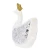 Import Factory Wholesale 1 PC Delivery white kid swan animal shape ceramic piggy saving bank money box design for children from China