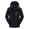 Factory wholesale man winter coat waterproof fabric fur lining warm outwear hiking wear men outdoor jacket