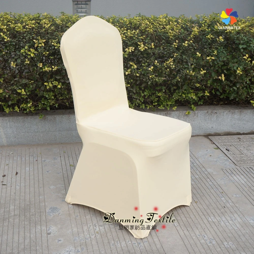 Factory Wholesale Stretch Banquet Chair Cover, Wedding Lycra Spandex Seat Cover