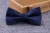 Import fashion embroidered men suits microfiber blue self tie bow tie from China