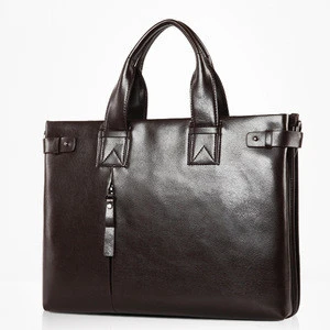 Fashion men &#39;s High Quality leather business handbag messenger bag