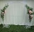 Import Fashion Round Wedding Flower Balloon Stand Circle Backdrop Gold 2 Meter Mesh Backdrops Arch from China