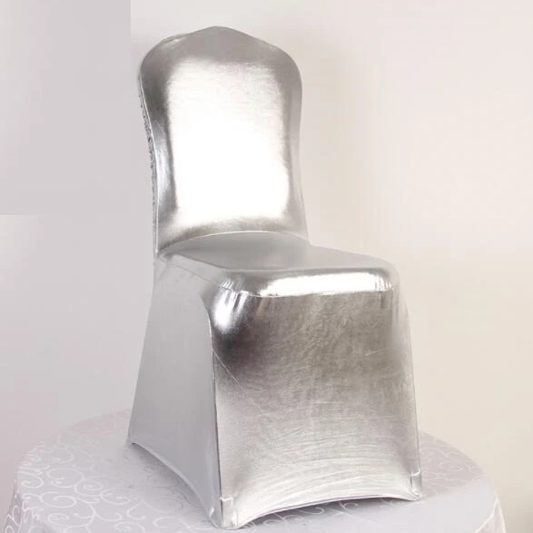 Fashion Ruffled wedding sequin chair cover new design wedding chair cloth