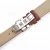 Import Fashion Style Butterfly Buckle High Grade Leather Watch Band from China
