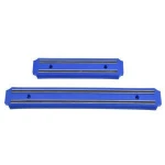 Fashion Wall-mounted Storage Racks Magnetic Knife Block Holder Wall Mount Black Plastic Block Magnet Knife Holder