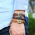 Import Fashionable Handmade DIY Jewelry Hot Selling Men Charm Leather Wristband Vintage Alloy Parts Leather Cuff Bracelet from China
