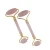 Import female anti wrinkle face lifting massager jade roller face rose quartz facial jade roller and gua sha from China