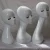 Import Female FRP  ABS resin mannequin head  for shop window display prop from China