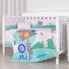 Fishing theme baby crib comforter cot set soft new born baby bedding set