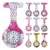 Import Floral Nurse Clip-on Fob Brooch Pocket Watch Lapel Watch for Women Girl Silicone clock from China