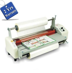 FM8350 Table top office Preglued Plastic film Manual A3 thermal laminating machine, small cold double side laminator