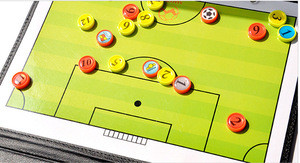 foldable portable magnetic football soccer teaching coach tactics board