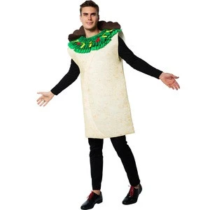 Food costume for adults funny taco mascots carnival costumes men&#39;s festival clothing for Halloween party