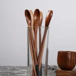 Food Grade Natural honey olive cooking kitchenware wooden spoon