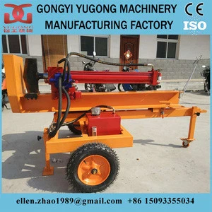 Forestry machinery factory price CE approved vertical or horizontal wood/ log splitters with engine